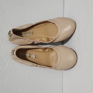 BCBGMaxAzria Molly Nude Ballet Flats